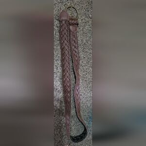 Braided Tan Belt for Women